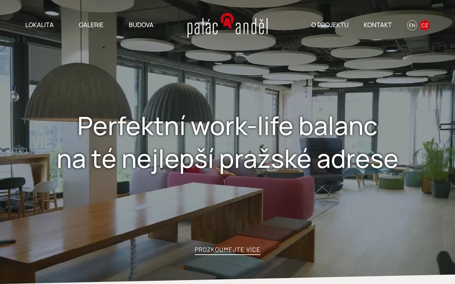 Web Palác Anděl